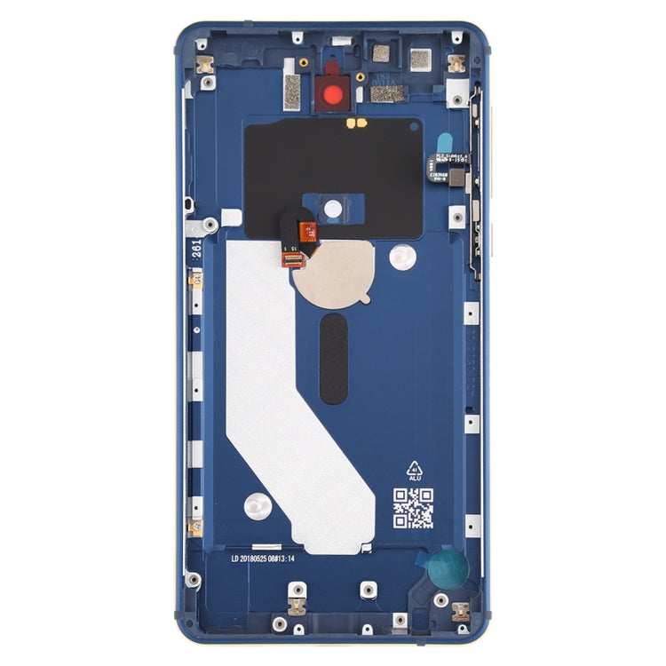 Battery Back Cover with Camera Lens & Side Keys & Fingerprint Sensor for Nokia 6.1 / 6 (2018) / 6 (2nd Gen)(Blue) - Back Cover by PMC TechLife | Online Shopping South Africa | PMC TechLife