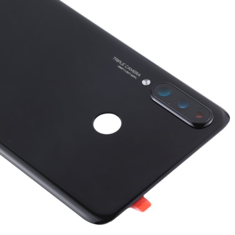 Original Battery Back Cover with Camera Lens for Huawei P30 Lite (48MP)(Black) - Back Cover by PMC TechLife | Online Shopping South Africa | PMC TechLife | Buy Now Pay Later Mobicred