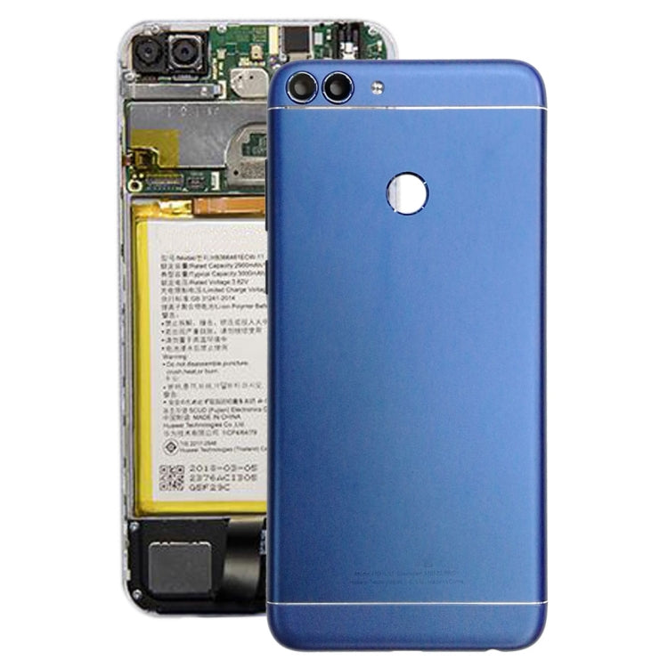 For Huawei P smart (Enjoy 7S) Back Cover(Blue) - Back Cover by PMC Jewellery | Online Shopping South Africa | PMC Jewellery