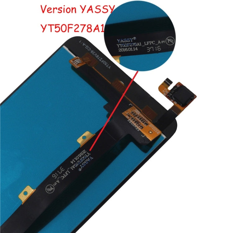 OEM LCD Screen for ZTE Blade A610 A610C with Digitizer Full Assembly (Black) - For ZTE by PMC TechLife | Online Shopping South Africa | PMC TechLife