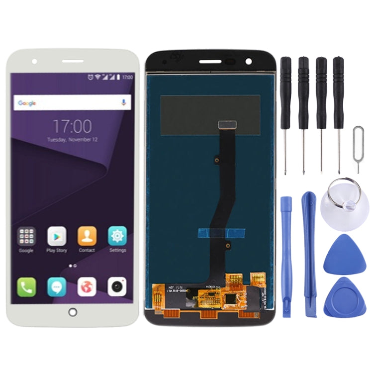 OEM LCD Screen for ZTE Blade V8 Lite with Digitizer Full Assembly (White) - free shipping - PMC TechLife - Order now!