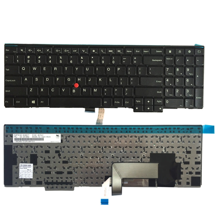 US Version Keyboard for Lenovo Thinkpad E540 E545 E531 T540 T540P W540 W541 W550s - Replacement Keyboards by PMC Jewellery | Online Shopping South Africa | PMC Jewellery