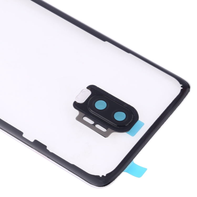 For OnePlus 6T Battery Back Cover with Camera Lens (Transparent) - Back Cover by PMC TechLife | Online Shopping South Africa | PMC TechLife