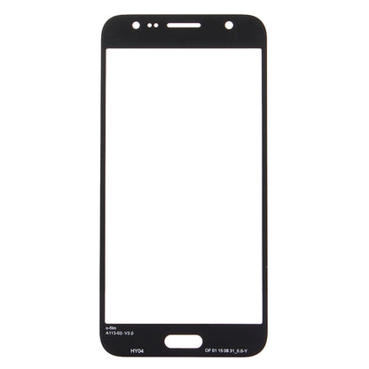 For Galaxy J5 / J500 Front Screen Outer Glass Lens (Black) - Outer Glass Lens by PMC Jewellery | Online Shopping South Africa | PMC Jewellery