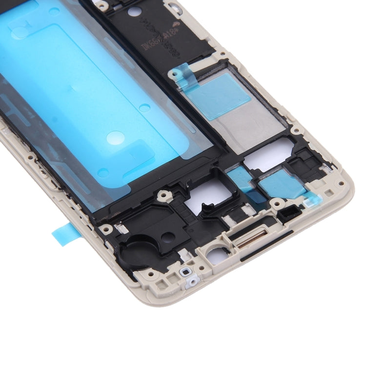 For Galaxy C5 / C5000 Front Housing LCD Frame Bezel Plate (Gold) - Frame Bezel Plate by PMC TechLife | Online Shopping South Africa | PMC TechLife