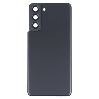 For Samsung Galaxy S21 5G Battery Back Cover with Camera Lens Cover (Black) - Back Cover by PMC Jewellery | Online Shopping South Africa | PMC Jewellery