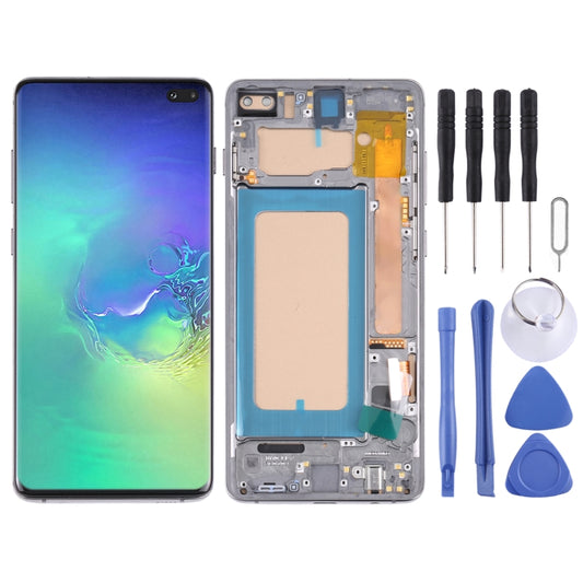 TFT LCD Screen For Samsung Galaxy S10+ SM-G975 Digitizer Full Assembly with Frame,Not Supporting Fingerprint Identification(Black) - LCD Screen by PMC Jewellery | Online Shopping South Africa | PMC Jewellery