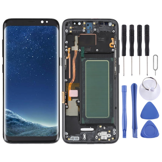 OLED LCD Screen For Samsung Galaxy S8 SM-G950 Digitizer Full Assembly with Frame - LCD Screen by PMC Jewellery | Online Shopping South Africa | PMC Jewellery