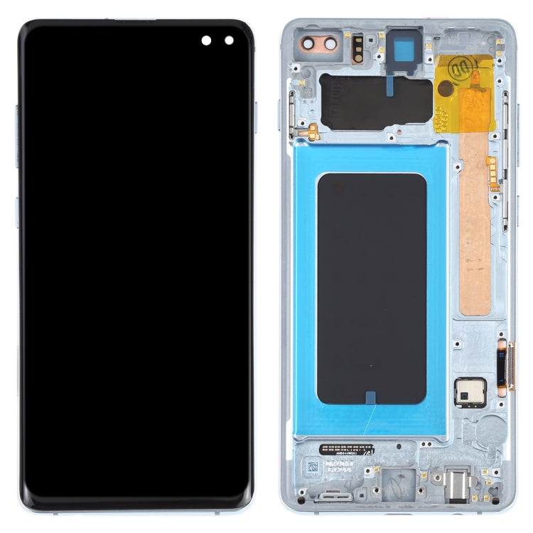 Original Super AMOLED LCD Screen for Samsung Galaxy S10+ Digitizer Full Assembly with Frame (Blue) - LCD Screen by PMC Jewellery | Online Shopping South Africa | PMC Jewellery