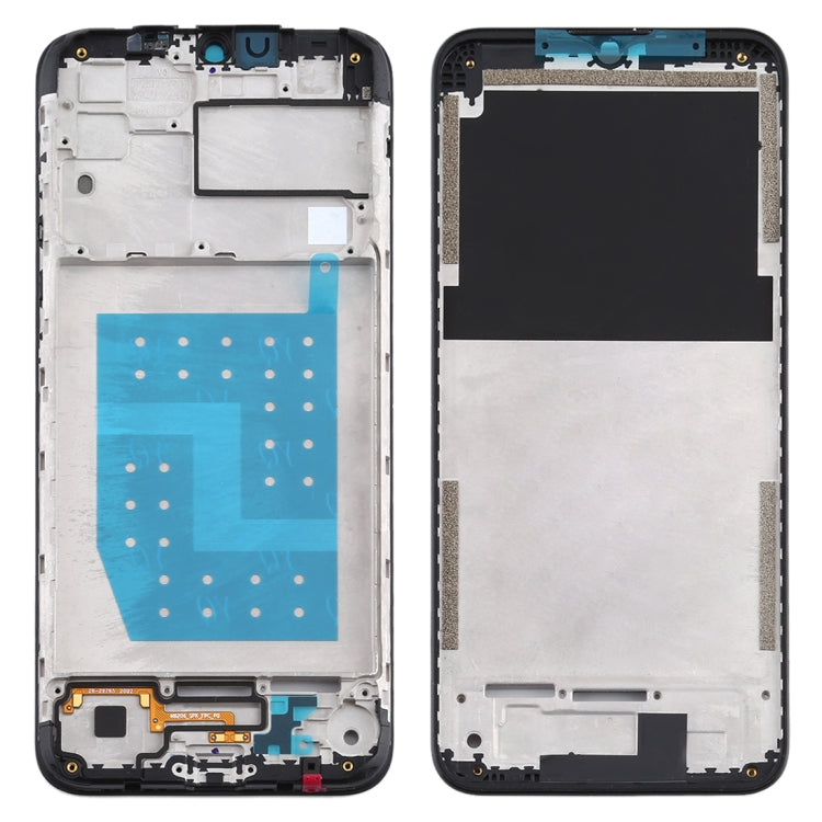 Front Housing LCD Frame Bezel Plate for Motorola Moto G8 Power Lite (Black) - Frame Bezel Plate by PMC TechLife | Online Shopping South Africa | PMC TechLife