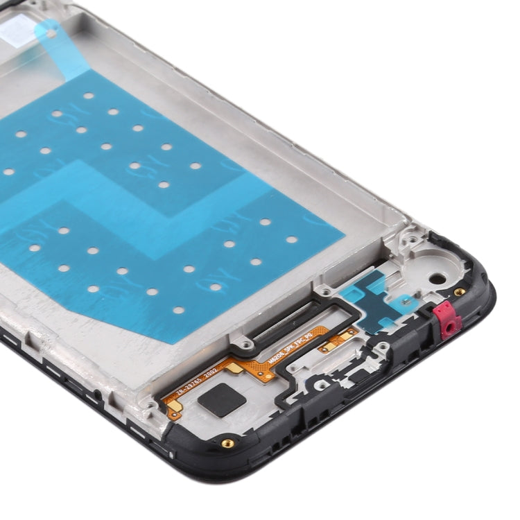 Front Housing LCD Frame Bezel Plate for Motorola Moto G8 Power Lite (Black) - Frame Bezel Plate by PMC TechLife | Online Shopping South Africa | PMC TechLife