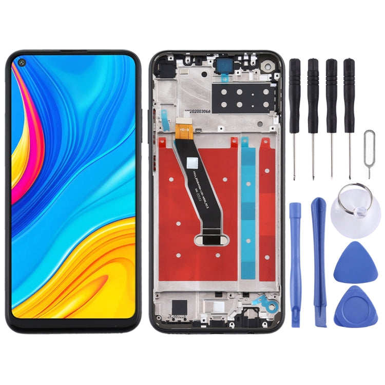 OEM LCD Screen for Huawei Enjoy 10 Digitizer Full Assembly with Frame(Black) - free shipping - PMC TechLife - Order now!