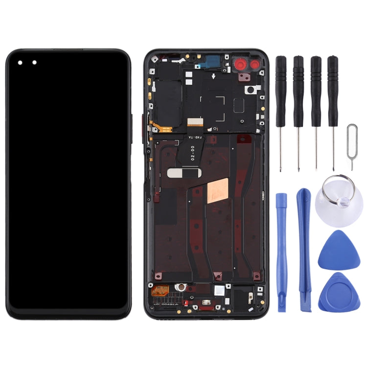 OEM LCD Screen for Huawei Nova 6 4G Digitizer Full Assembly with Frame(Black) - free shipping - PMC TechLife - Order now!