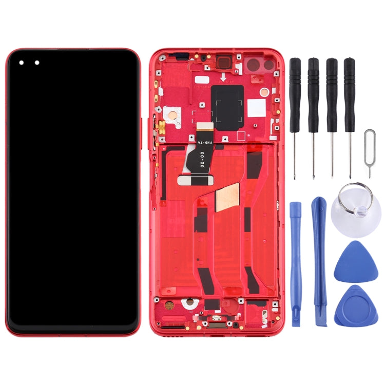 OEM LCD Screen for Huawei Nova 6 5G Digitizer Full Assembly with Frame(Red) - free shipping - PMC TechLife - Order now!