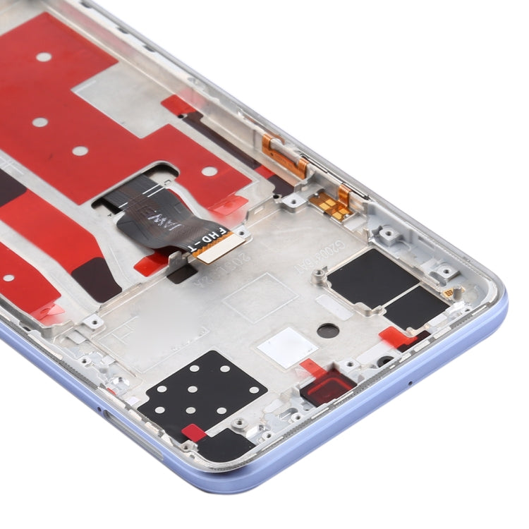 OEM LCD Screen for Huawei Nova 7 SE Digitizer Full Assembly with Frame(Silver) - free shipping - PMC TechLife - Order now!