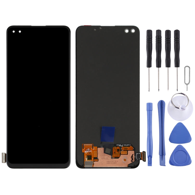 Original AMOLED Material LCD Screen and Digitizer Full Assembly for OPPO Reno4 4G - free shipping - PMC TechLife - Order now!