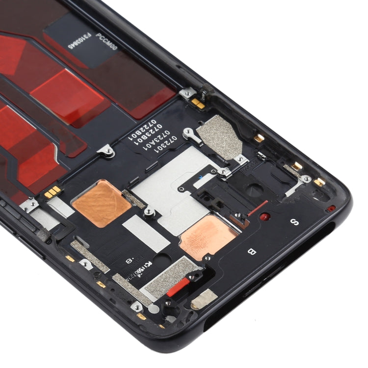 For OPPO Reno 10x zoom Front Housing LCD Frame Bezel Plate (Black) - free shipping - PMC TechLife - Order now!
