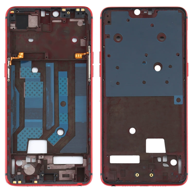 For OPPO R15 PACM00 CPH1835 PACT00 CPH1831 PAAM00 Front Housing LCD Frame Bezel Plate(Red) - Frame Bezel Plate by PMC TechLife | Online Shopping South Africa | PMC TechLife