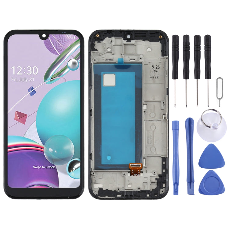 TFT LCD Screen for LG K31 LM-K300Q, LMK300 Digitizer Full Assembly with Frame(Black) - free shipping - PMC TechLife - Order now!