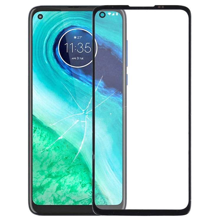 Front Screen Outer Glass Lens for Motorola Moto G8 XT2045-1 (Black) - free shipping - PMC TechLife - Order now!