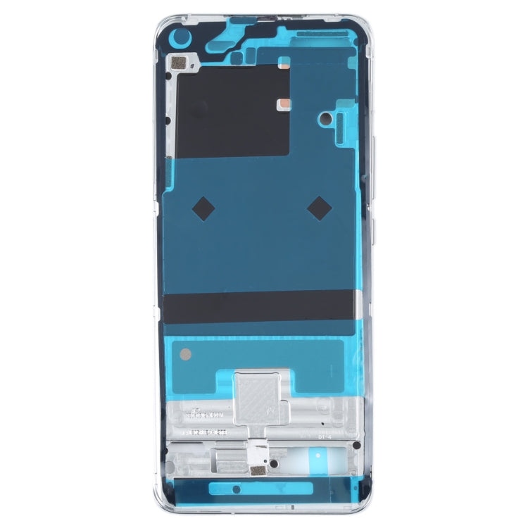 Original Front Housing LCD Frame Bezel Plate for Xiaomi Mi 11 (White) - Frame Bezel Plate by PMC TechLife | Online Shopping South Africa | PMC TechLife