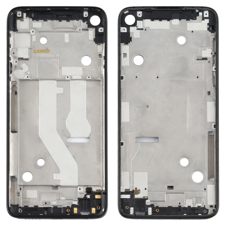 Front Housing LCD Frame Bezel Plate for Motorola Moto G Stylus XT2043 XT2043-4 (Black) - Frame Bezel Plate by PMC TechLife | Online Shopping South Africa | PMC TechLife