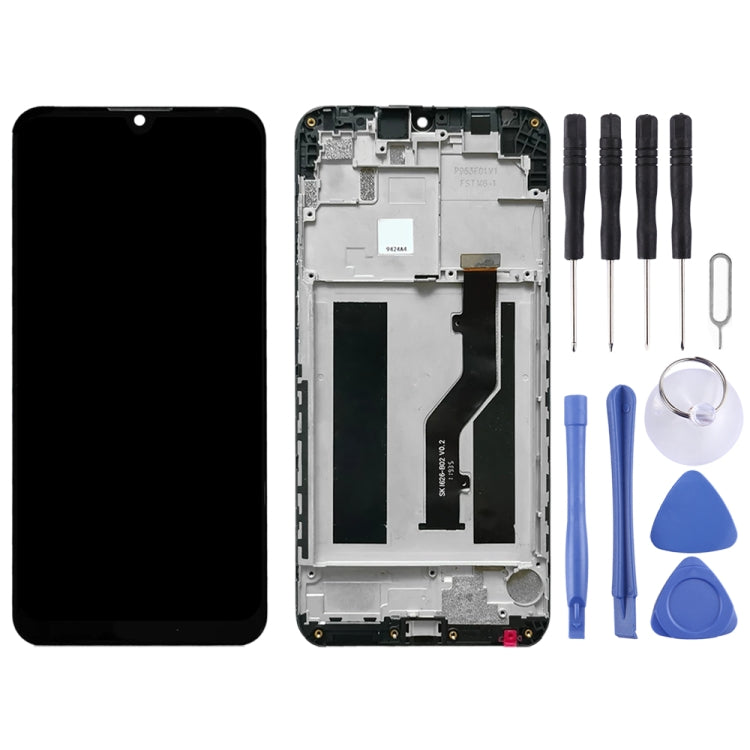 OEM LCD Screen for ZTE Blade V10 Vita  Digitizer Full Assembly with Frame（Black) - For ZTE by PMC TechLife | Online Shopping South Africa | PMC TechLife