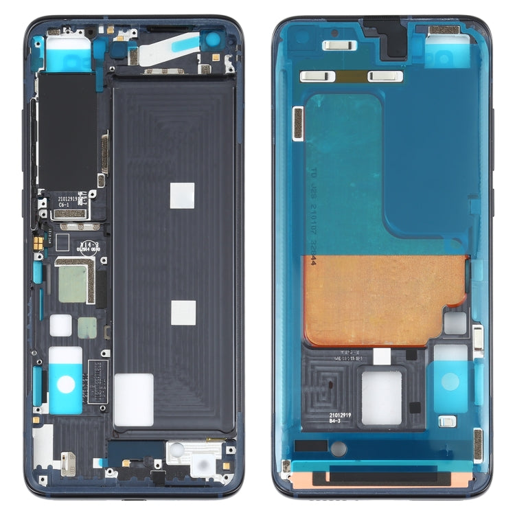 Original Front Housing LCD Frame Bezel Plate for Xiaomi Mi 10S(Black) - Frame Bezel Plate by PMC TechLife | Online Shopping South Africa | PMC TechLife