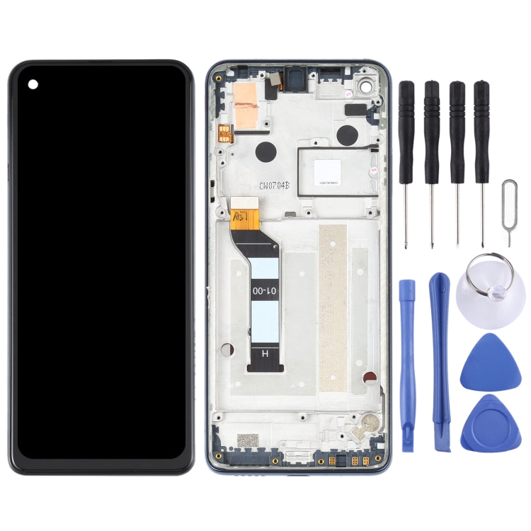 Original LCD Screen for Motorola One Action XT2013-1 XT2013-2 XT2013-4 Digitizer Full Assembly with Frame (Blue) - free shipping - PMC TechLife - Order now!