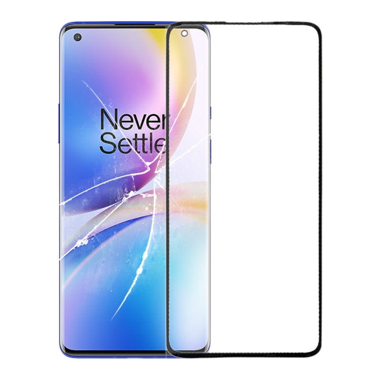 For OnePlus 8 Pro Front Screen Outer Glass Lens (Black) - free shipping - PMC TechLife - Order now!