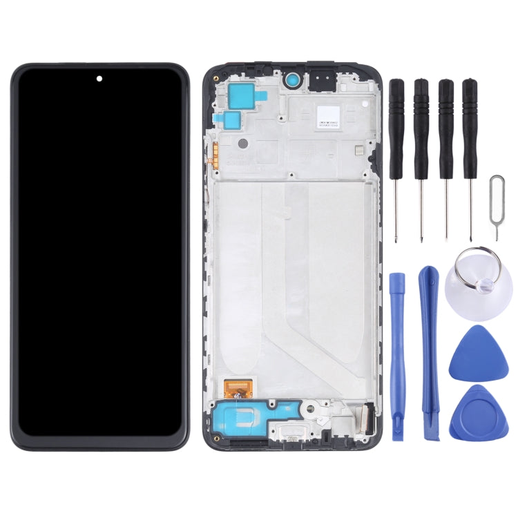 OLED Material LCD Screen and Digitizer Full Assembly With Frame for Xiaomi Redmi Note 10 4G / Redmi Note 10s 4G / Redmi Note 11 SE India / Poco M5s  M2101K7AI M2101K7AG M2101K7BG M2101K7BI M2101K7BNY - LCD Screen by PMC Jewellery | Online Shopping South Africa | PMC Jewellery