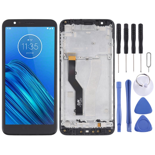 TFT LCD Screen for Motorola Moto E6 / Moto E XT2005-3 XT2005-1 XT2005DL Digitizer Full Assembly with Frame(Black) - LCD Screen by PMC Jewellery | Online Shopping South Africa | PMC Jewellery