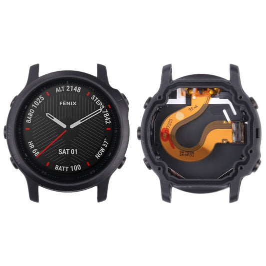 LCD Screen and Digitizer Full Assembly With Frame for Garmin Fenix 6S(Black) -  by PMC Jewellery | Online Shopping South Africa | PMC Jewellery