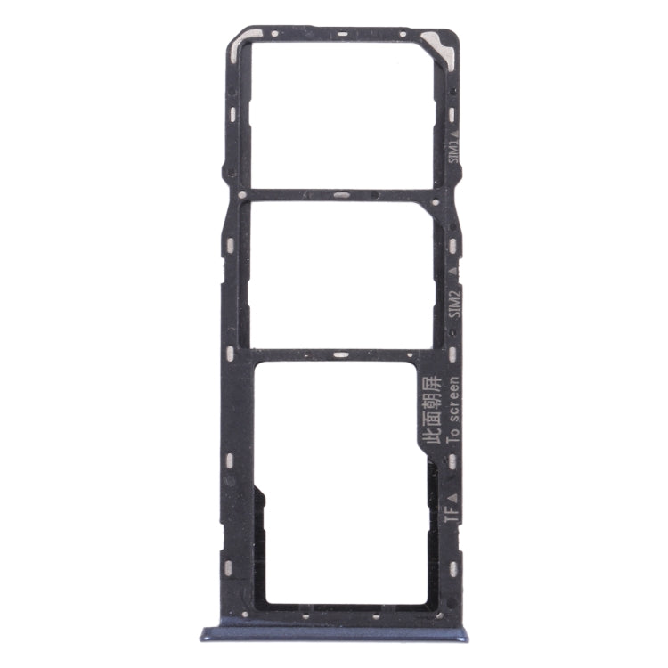 For OPPO A15s CPH2179  SIM Card Tray + SIM Card Tray + Micro SD Card Tray (Black) - Card Tray by PMC TechLife | Online Shopping South Africa | PMC TechLife | Buy Now Pay Later Mobicred