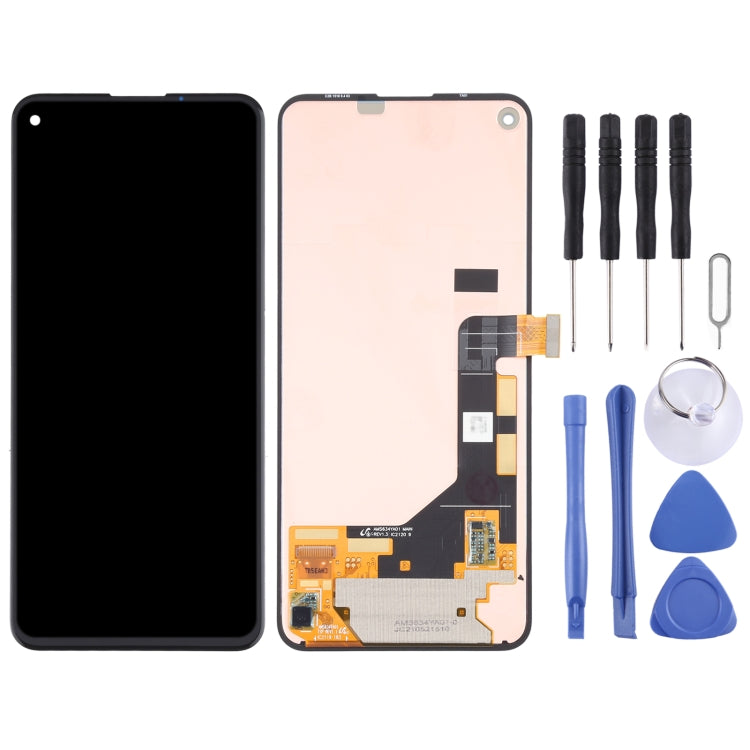 Original Super AMOLED LCD Screen for Google Pixel 5a 5G with Digitizer Full Assembly - free shipping - PMC TechLife - Order now!