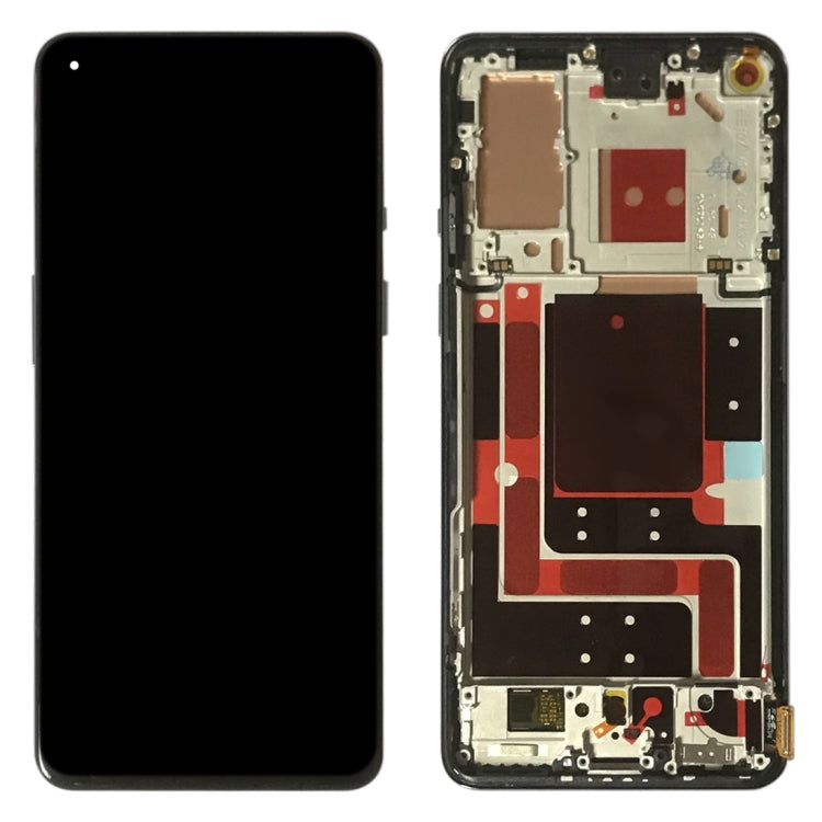 For OnePlus 9 LE2113 LE2111 LE2110 Digitizer Full Assembly With Frame Original LCD Screen (Black) - LCD Screen by PMC Jewellery | Online Shopping South Africa | PMC Jewellery