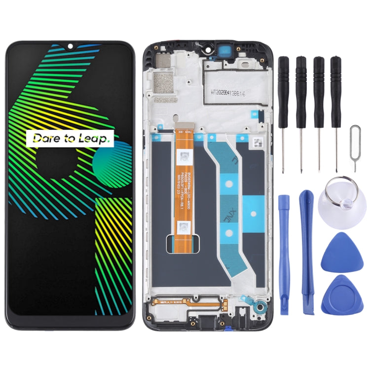 LCD Screen and Digitizer Full Assembly With Frame for OPPO Realme Narzo 10 / Realme 6i RMX2040 - free shipping - PMC TechLife - Order now!