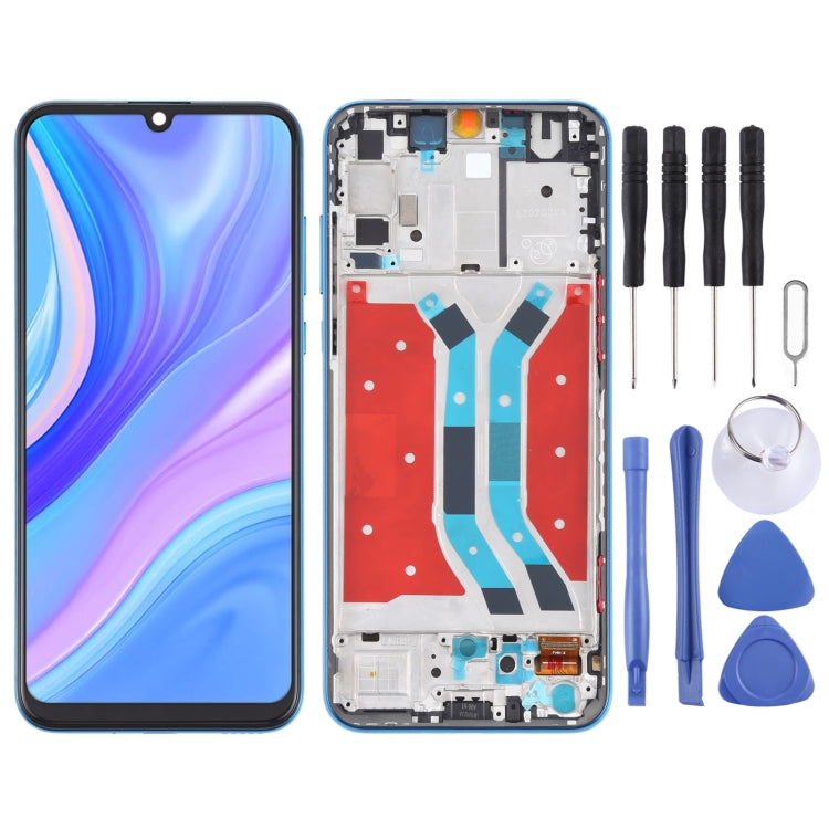 OEM LCD Screen for Huawei Y8p Digitizer Full Assembly with Frame(Blue) - free shipping - PMC TechLife - Order now!