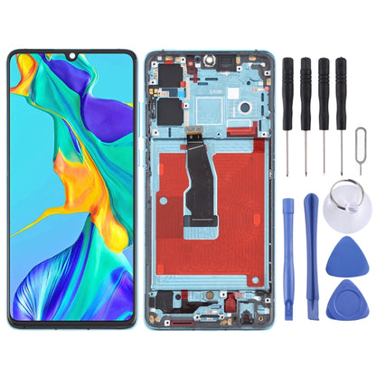 Original OLED LCD Screen for Huawei P30 Digitizer Full Assembly With Frame(Twilight) - LCD Screen by PMC Jewellery | Online Shopping South Africa | PMC Jewellery