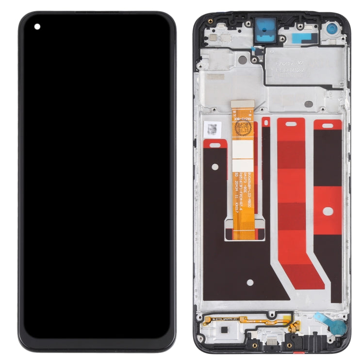 Original LCD Screen and Digitizer Full Assembly With Frame for OPPO A32 PDVM00 - free shipping - PMC TechLife - Order now!