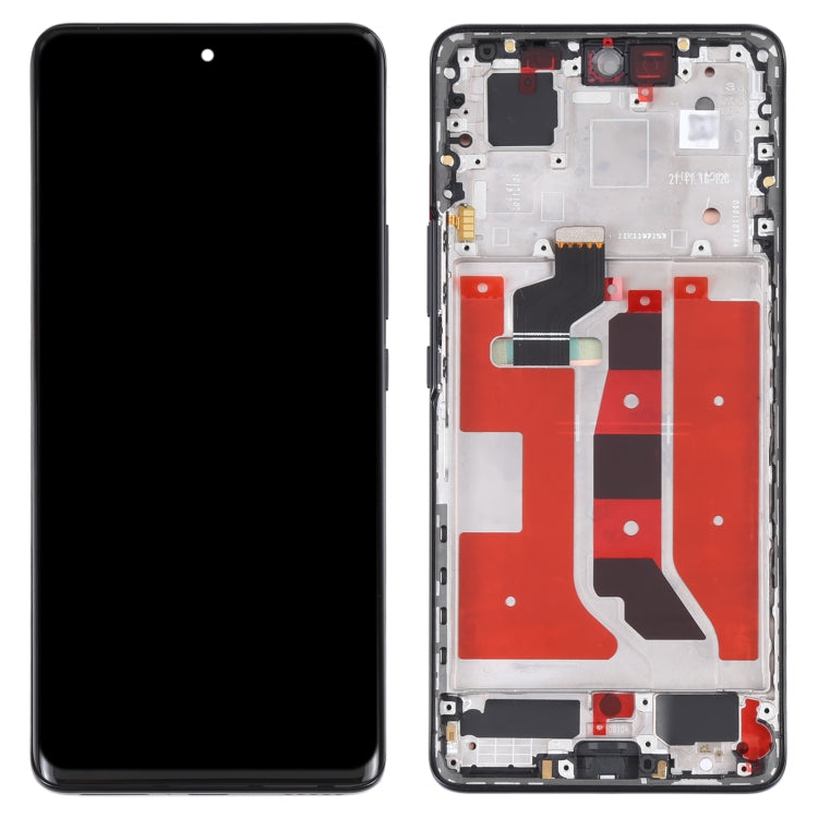 Original OLED LCD Screen for Honor 50 Digitizer Full Assembly with Frame(Black) - free shipping - PMC TechLife - Order now!