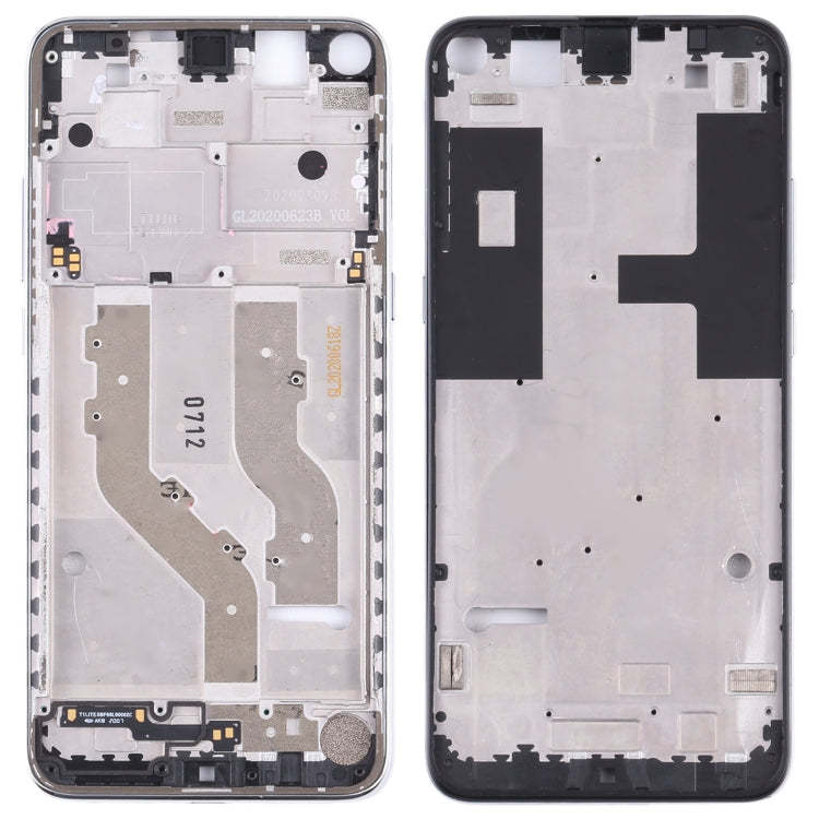 Original Front Housing LCD Frame Bezel Plate for TCL 10L / 10 Lite T770H, T770B (Silver) - For TCL by PMC TechLife | Online Shopping South Africa | PMC TechLife