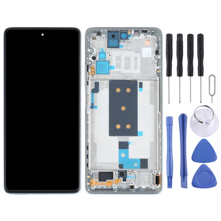 Original OLED LCD Screen for Xiaomi Mi 11T / 11T Pro Digitizer Full Assembly with Frame(Silver) - free shipping - PMC TechLife - Order now!