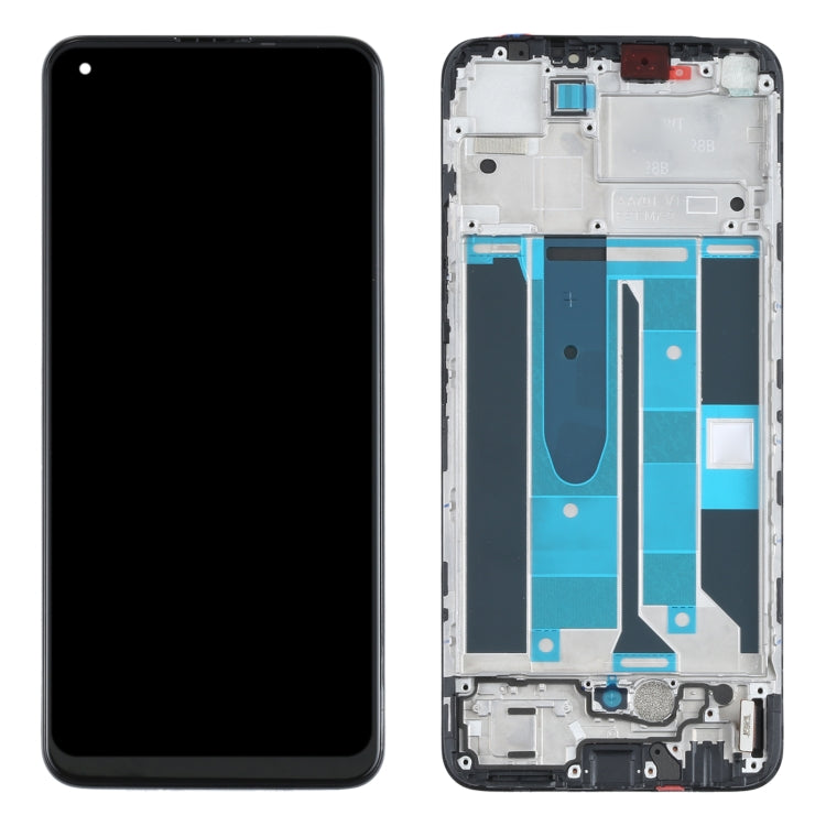 LCD Screen and Digitizer Full Assembly with Frame for OPPO Realme 8 4G - free shipping - PMC TechLife - Order now!