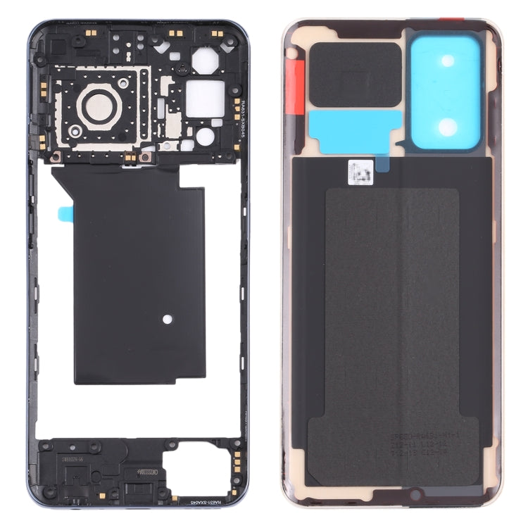 For OPPO Realme GT RMX2202 Middle Frame Bezel Plate + Battery Back Cover (Yellow) - Frame Bezel Plate by PMC TechLife | Online Shopping South Africa | PMC TechLife | Buy Now Pay Later Mobicred