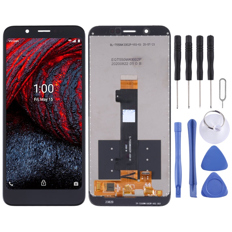 LCD Screen and Digitizer Full Assembly For Nokia 2 V Tella/C2 Tava/C2 Tennen(Black) - free shipping - PMC TechLife - Order now!