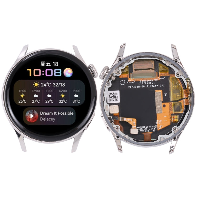 Original LCD Screen and Digitizer Full Assembly With Frame for Huawei Watch 3(Silver) -  by PMC Jewellery | Online Shopping South Africa | PMC Jewellery