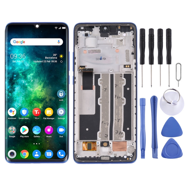 Original LCD Screen for TCL 10 Plus with Digitizer Full Assembly with Frame(Blue) - free shipping - PMC TechLife - Order now!