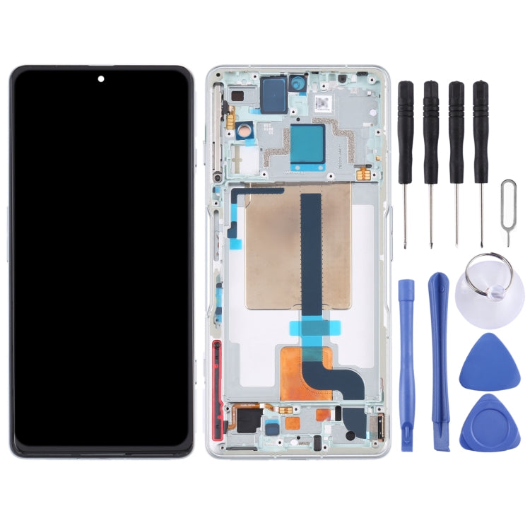 Original LCD Screen and Digitizer Full Assembly with Frame for Xiaomi Redmi K50 Gaming/Poco F4 GT(Green) - LCD Screen by PMC Jewellery | Online Shopping South Africa | PMC Jewellery