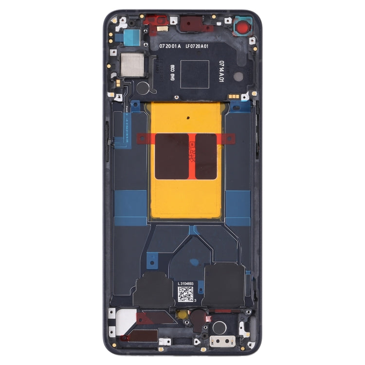 For OPPO Reno6 5G PEQM00 CPH2251 Original Front Housing LCD Frame Bezel Plate (Black) - Frame Bezel Plate by PMC TechLife | Online Shopping South Africa | PMC TechLife